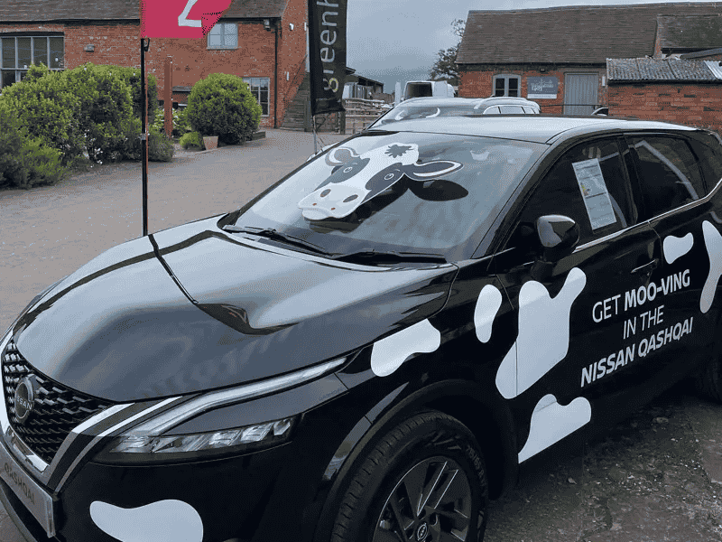 Cow print Nissan Qashqai